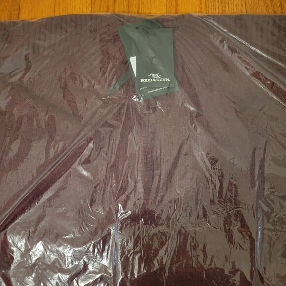 NWT Rodd & Gunn Jack's Bay Quarter Zip Sweater Size Large Color Morello - Picture 6 of 7